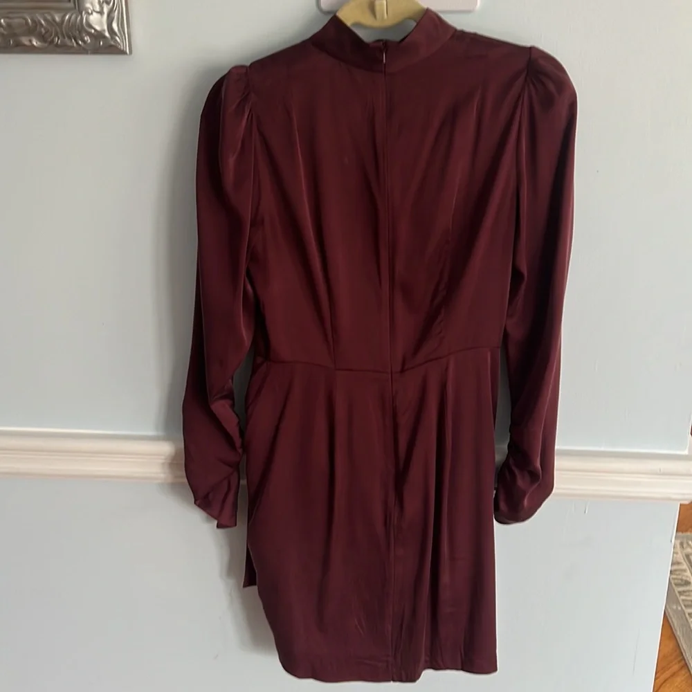 Zimmerman silk burgundy dress - Picture 3 of 4